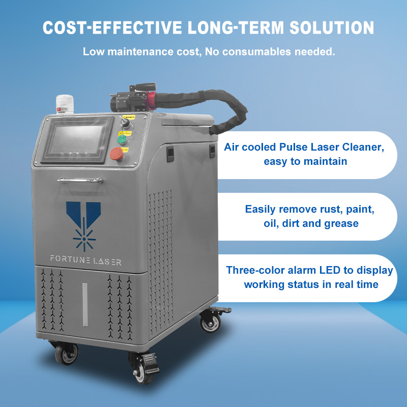 2000w portable pulse laser cleaning machine