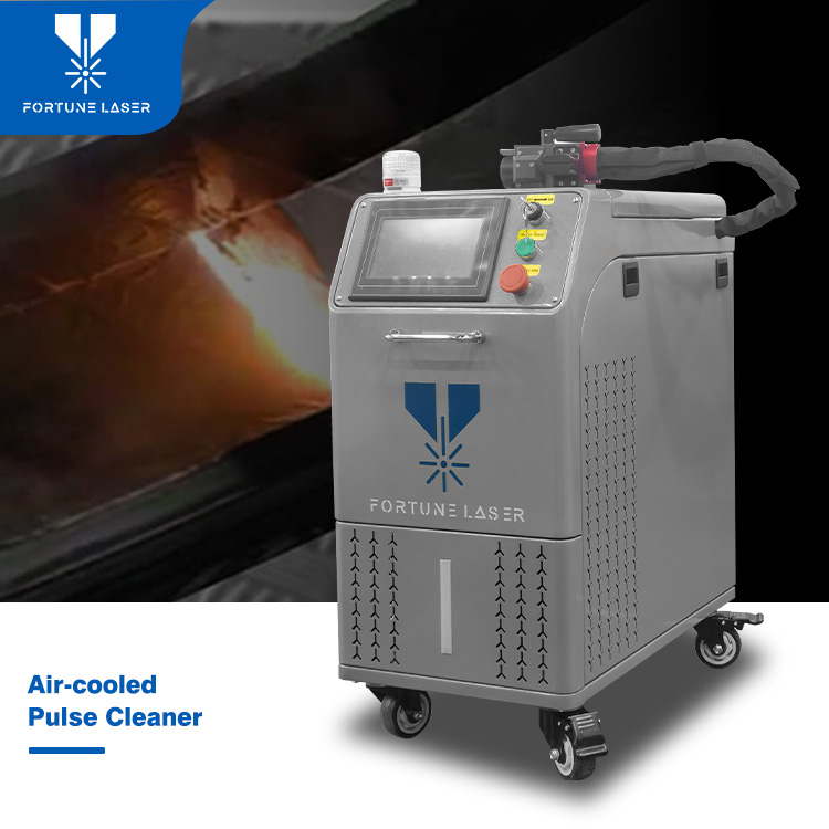 2000w portable pulse laser cleaning machine application