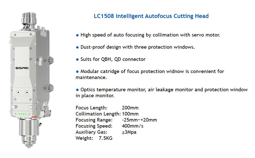 LC1508 Intelligent Autofocus Cutting Head