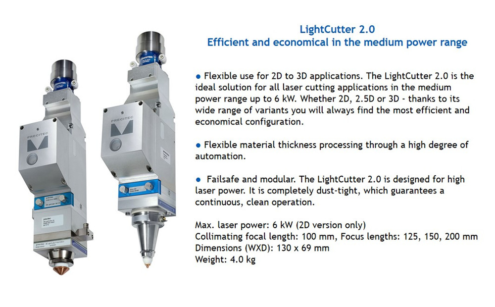 LightCutter 2.0 laser cutting head