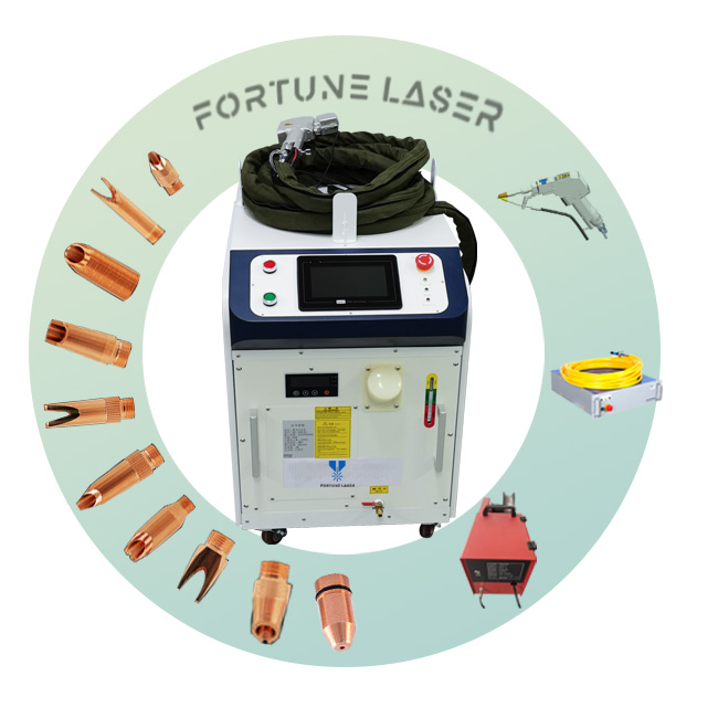 Low MOQ for Laser Welding Machine Stainless Steel - Handheld 3 in 1 Laser Welding Cleaning Cutting Machine - Fortune