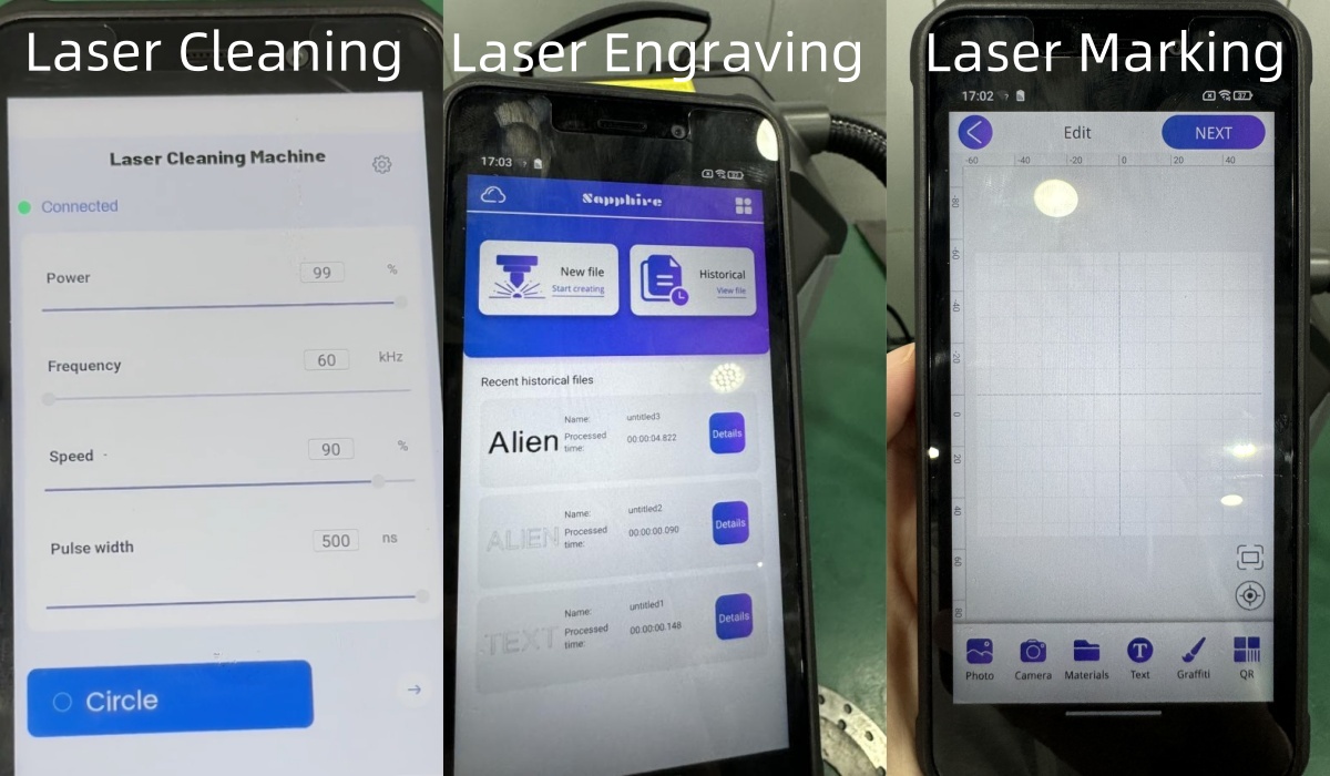 mopa 3 in 1 laser cleaning machine